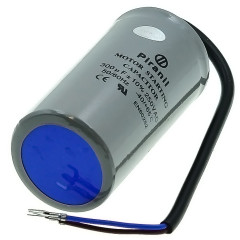 Конденсатор Piranil CD-60 300мкф - 250 VAC Пусковой 50Hz (50*103 mm) провода 2