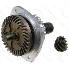 Блок-редуктор болгарки Bosch 6-100 (d1 12*46 d2 6 h2 14 меж.отв.53мм)