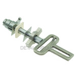 Шток лобзика Metabo STA 18 LTX 100 оригинал 316093860 (L125 dвн7 D9 мм)