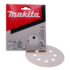 Набір шліфувального паперу d125 мм К180 Makita (10 шт) оригинал P-33392