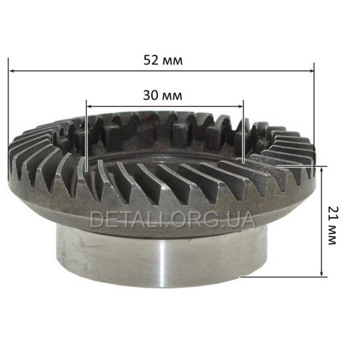 Відома шестерня перфоратора Tekhmann TRH-1650 (d30*52/h21 мм)