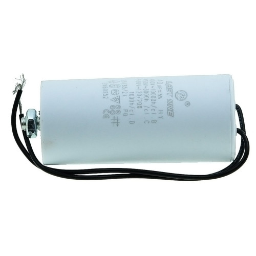 Конденсатор Last One 40мкф дроти + гвинт HY10 CBB - 60L(45*100мм)