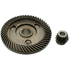 Шестерни (пара) болгарки Makita GA9060 227653-2/227652-4 (d1 15*81,3/d2 9*23/h2 18,5) оригинал