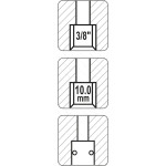 Быстросъемная муфта YATO с внутренней резьбой d 3/8 50/250