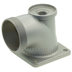 Фланец выпускной мотопомпы Lмц 92*131 мм d3" (88 мм)