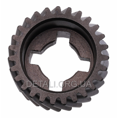 Шестерня - боченок перфоратора STURM RH-2590, Waller-650, Omax-650 (d37*26 /h23/27 зуб влево/крест)
