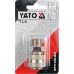 Швидкознімна муфта YATO із зовнішнім різьбленням d 3/8 50/250