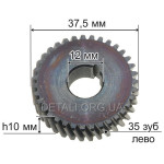G101 Шестерня электропилы Ferm 185 (d37,5*12 / 35 зубов влево h10 / шпонка 3)