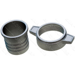 Переходник мотопомпы с фланца на шланг d49mm №2 (алюминевый) 2