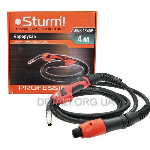 Сварочный рукав - еврорукав 4м Sturm AWB-1540P