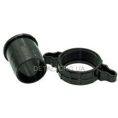 Перехідник мотопомпи з фланця на шланг d50mm №2(пластмасовий) 2