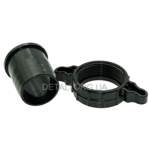 Переходник мотопомпы с фланца на шланг d50mm (2.0”) пластик