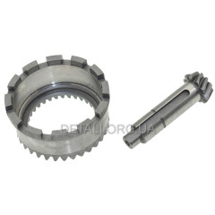Ведомая+ведущая перфоратора Makita HR4000C аналог (226746-2 + 226745-4) 2