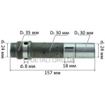Стовбур великого бочкового перфоратора (dвн24/L157)