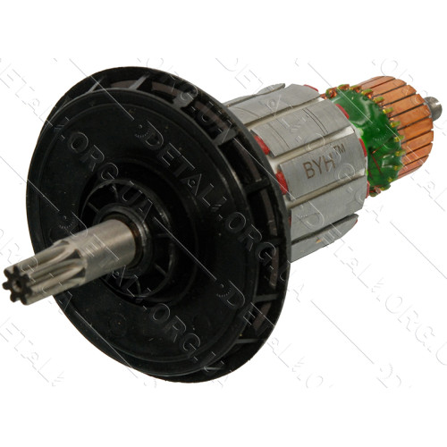 Якорь перфоратора Bosch GBH 5-40DE (185*46 7-з/прямо) 1 класс 1614011098