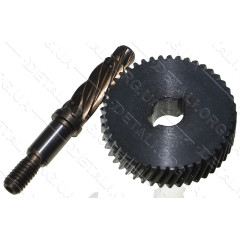 Шестерня с валом шлифмашины Ижмаш 1550 d8*36 45 зубов вправо L 53mm