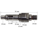 Вал болгарки Stern 230A d10*15*21 L91