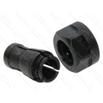 Цанга фрезера Crown CT1101 гайка резьба 20 цанга d12 L34 