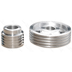 Шкивы рубанка Makita 1901 (d1 10*20 h1 16/ d2 10*37 h2 15, 4 ручейка) аналог 222125-2+222126-0