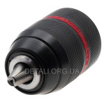 Патрон самозажимной 1/2" 2-13 мм металл с трещеткой