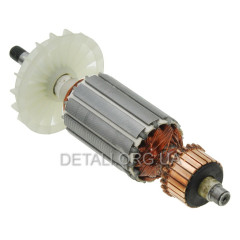 Якорь болгарка DWT WS08-115/WS08-125/WS08-115V/WS08-125V/WS08-115T/WS08-125T (161*35 посадка 8мм) 2