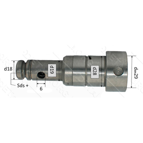 Ствол перфоратора Makita HR3000C аналог 323912-3