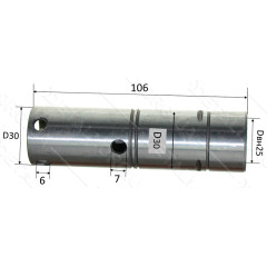 Ствол перфоратора Bosch GBH 2-26 труба (1617000564) гол. VJ Parts.