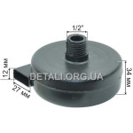 Фільтр повітряний компресора равлик 1/2" (d19 мм) пластик