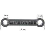 Шатун перфоратора Makita 1202 C d1 12mm d2 13mm L 110mm