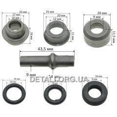 Ремкомплект бойка перфоратора Bosch GBH 2-26 DRE аналог 1613124081 2