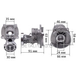 Корпус редуктора перфоратора Bosch 2-26 аналог 16170006DX