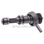 Проміжний вал VJ Parts (шпиндель) перфоратора Hitachi у зборі з шестернею та підшипником.