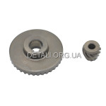 Шестерни (пара) болгарки Makita GA 9558/GA 9555 аналог 227541-3+227542-1 (d1 12*48/d2 6*18/h2 15)