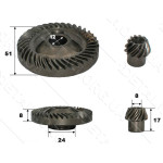 пара Bosch 14-125(d1 12*51/d2 8*19/h2 17)