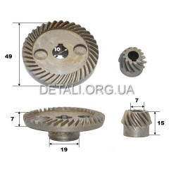 пара Ворскла 125 7-мм(d1 10*49/d2 7*17/h2 15)