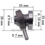 Пьяный подшипник перфоратора Bosch GBH 2-26 с игольчатым подшипником 1615819028