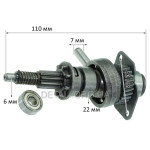 Промвал перфоратора Makita 2450 в сборе аналог 324248-3