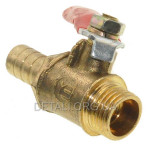 Кран компресора 1/4" (13мм/8мм) (34 грами)