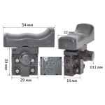 Кнопка VJ Parts для болгарки хвиля