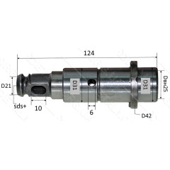 Ствол перфоратора Bosch 2-24 голый аналог 1616490061