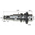 Ствол перфоратора Bosch 2-24 в сборе d31*25*21 50 зуб прямо 1616490060