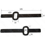 Шток лобзика L106 h12 рюмка 28*8