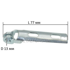 Направляющая лобзика большое колесо (L77/d13 мм)