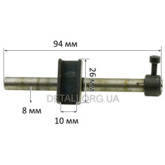 Шток лобзика D8 L94 рюмка 26*10 мм
