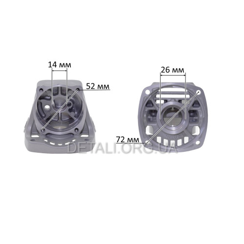 Корпус редуктора (голова) болгарки УШМ Makita GA 5030/4030 оригинал 318335-8