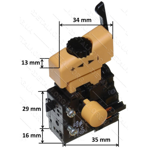 Кнопка дриля Sparky BPR 220E оригінал 173381