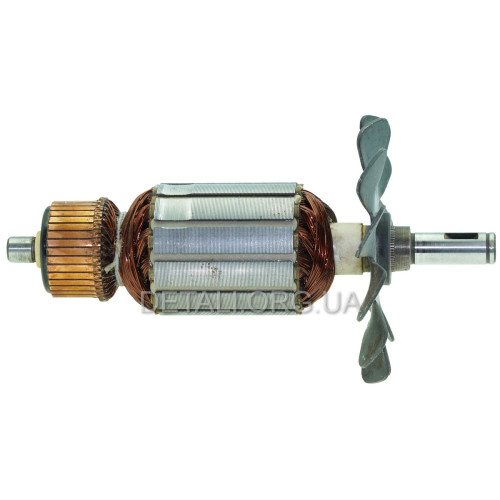 Якір болгарки Makita 9067 F (182*49 посадка 12мм) аналог 514937-0