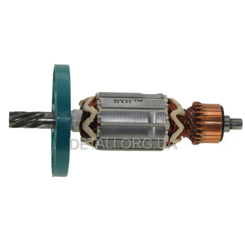 Якорь отбойного молотка Makita HM0810 / Титан PM1315 (165*41 7-з /лево) аналог 516148-3