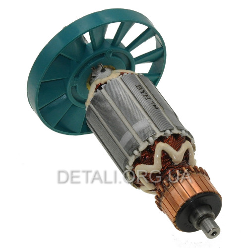 Якір відбійного молотка Makita HM 0810 / Титан PM1315 (165*41 7-з / ліво) аналог 516148-3