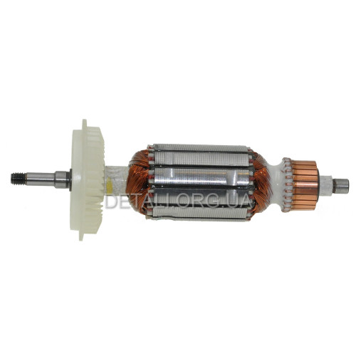 Якорь болгарка Bosch 6-100 / Зенит ЗУШ 125/800 (153,5*35 посадка 6мм) аналог 1604010667